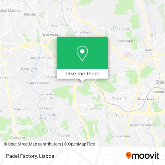 Padel Factory map