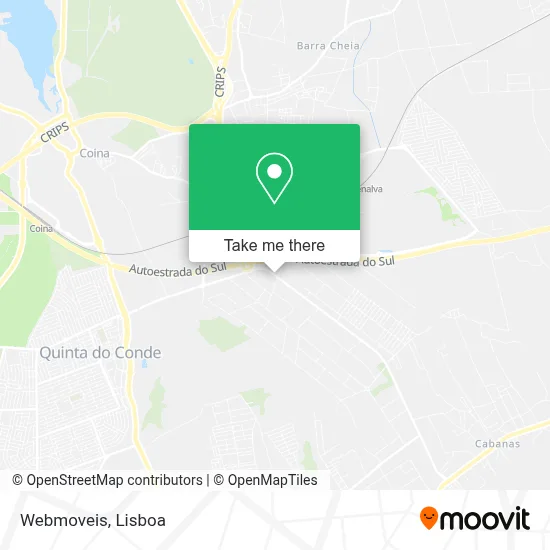 Webmoveis map
