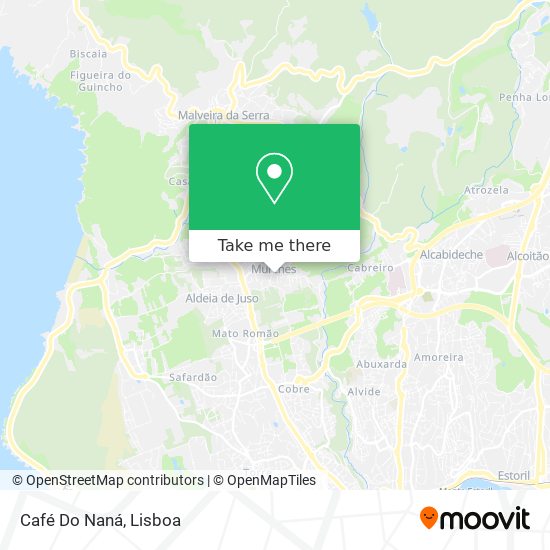 Café Do Naná mapa