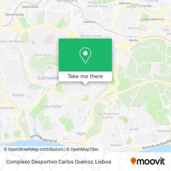 Complexo Desportivo Carlos Queiroz mapa