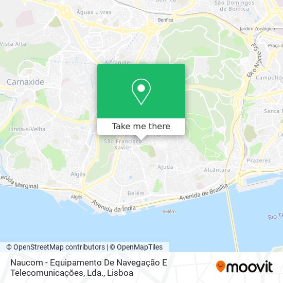 Naucom - Equipamento De Navegação E Telecomunicações, Lda. mapa