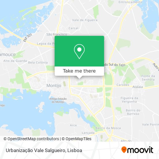 Urbanização Vale Salgueiro map