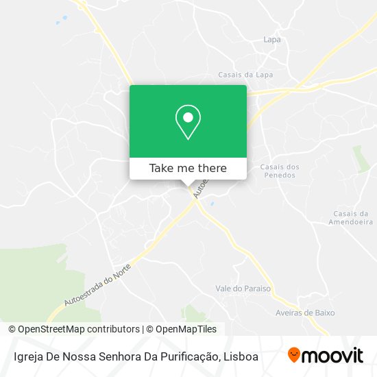 Igreja De Nossa Senhora Da Purificação mapa