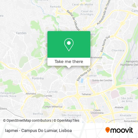 Iapmei - Campus Do Lumiar map