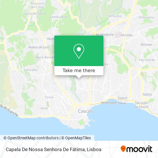 Capela De Nossa Senhora De Fátima map