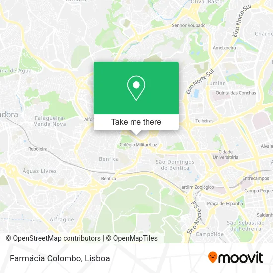 Farmácia Colombo map