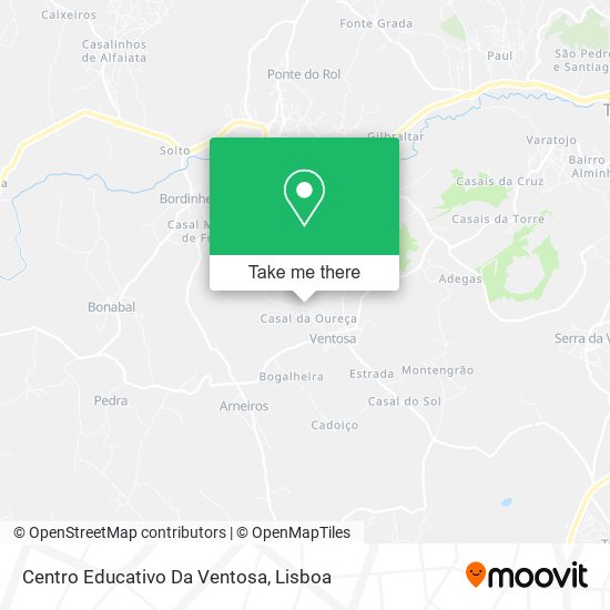 Centro Educativo Da Ventosa map