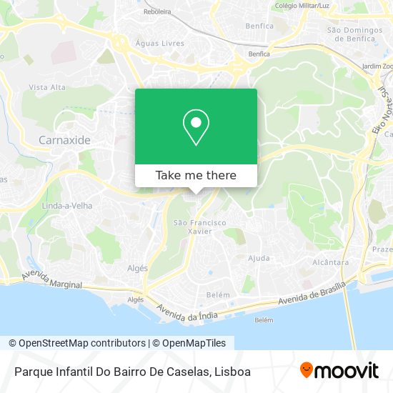 Parque Infantil Do Bairro De Caselas map