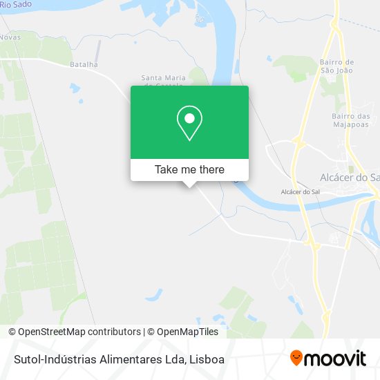 Sutol-Indústrias Alimentares Lda mapa