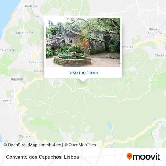 Convento dos Capuchos map