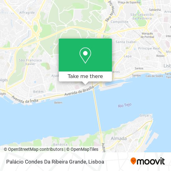Palácio Condes Da Ribeira Grande map