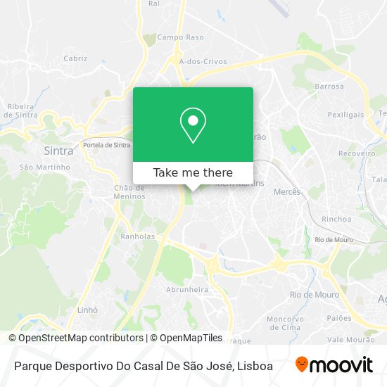 Parque Desportivo Do Casal De São José map