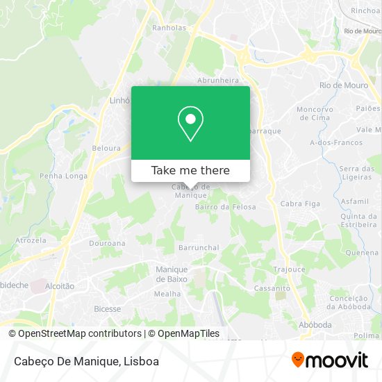 Cabeço De Manique mapa