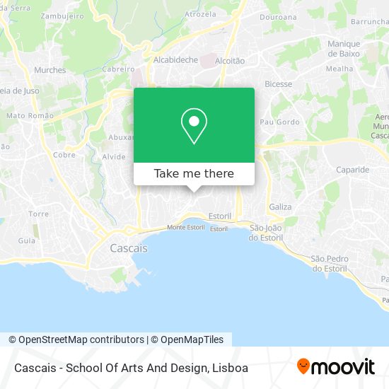 Cascais - School Of Arts And Design map