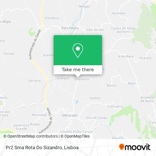 Pr2 Sma Rota Do Sizandro map