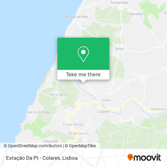 Estação Da Pt - Colares map
