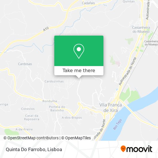 Quinta Do Farrobo map