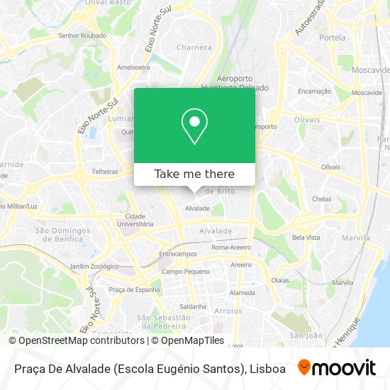 Praça De Alvalade (Escola Eugénio Santos) map