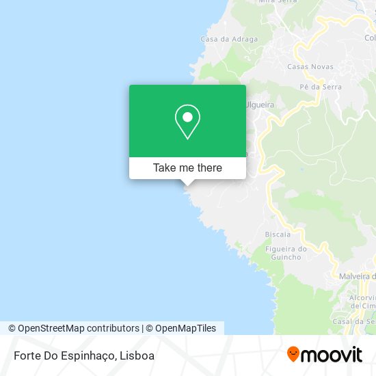 Forte Do Espinhaço map