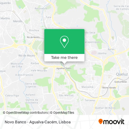 Novo Banco - Agualva-Cacém mapa