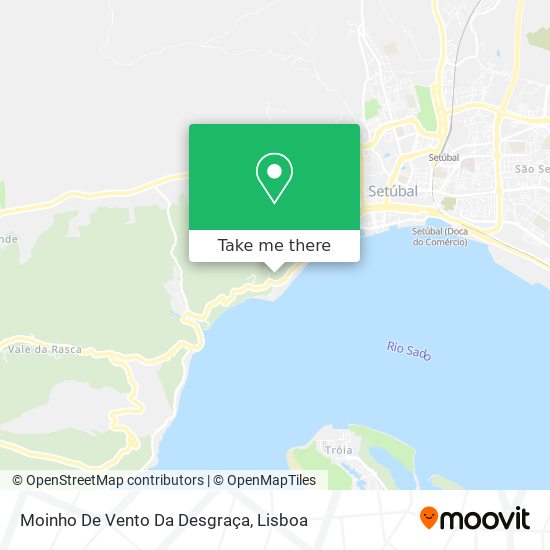 Moinho De Vento Da Desgraça mapa