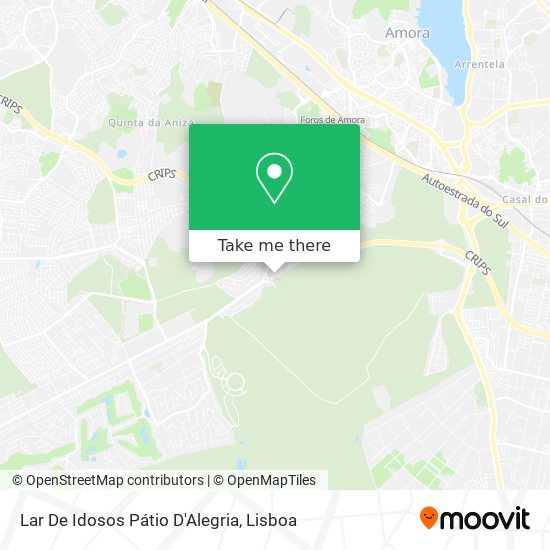 Lar De Idosos Pátio D'Alegria mapa