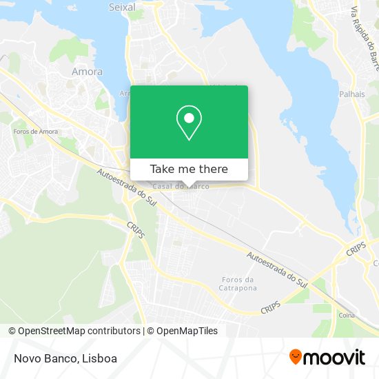 Novo Banco map