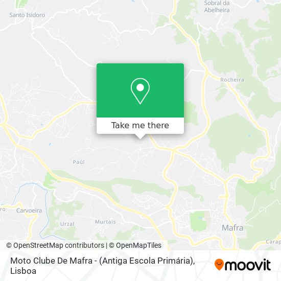 Moto Clube De Mafra - (Antiga Escola Primária) map