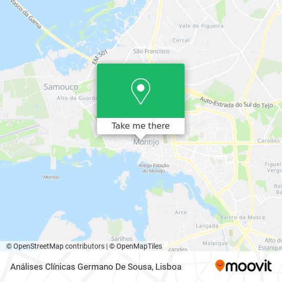 Análises Clínicas Germano De Sousa map