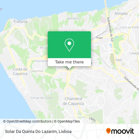 Solar Da Quinta Do Lazarim map