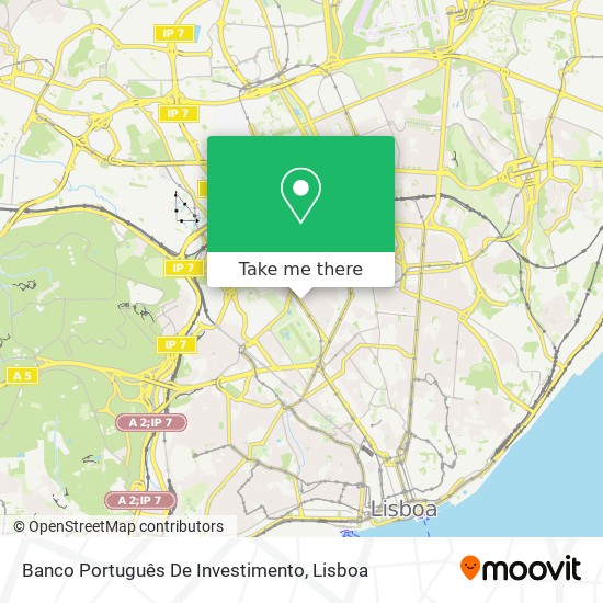 Banco Português De Investimento map