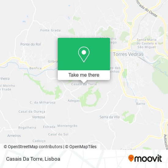 Casais Da Torre mapa