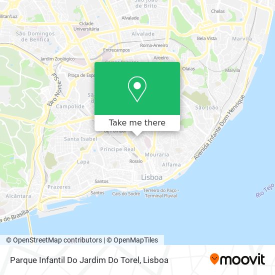 Parque Infantil Do Jardim Do Torel map