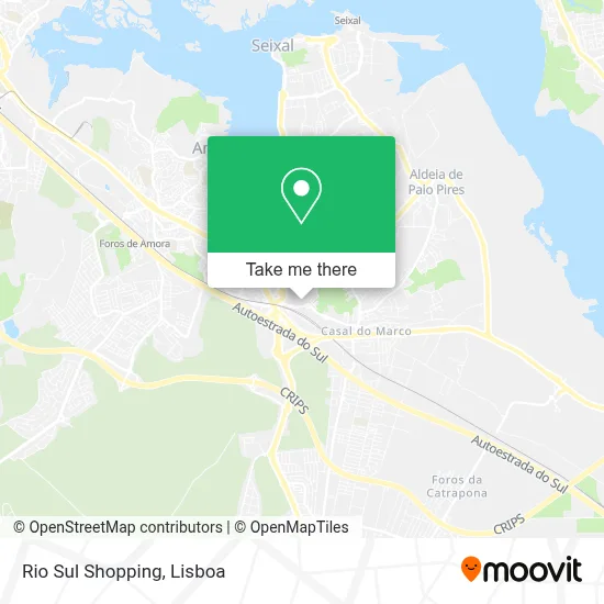 Rio Sul Shopping mapa