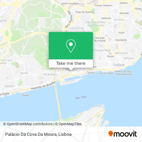 Palácio Da Cova Da Moura map