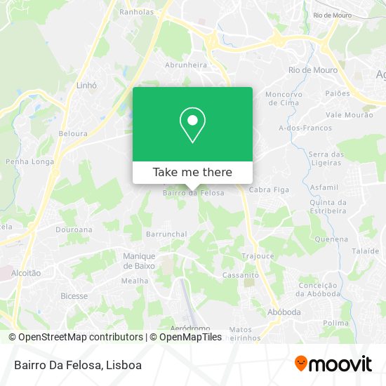 Bairro Da Felosa mapa