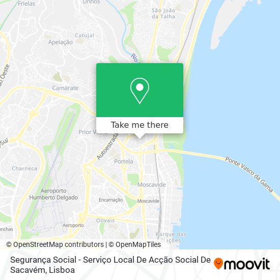 Segurança Social - Serviço Local De Acção Social De Sacavém map