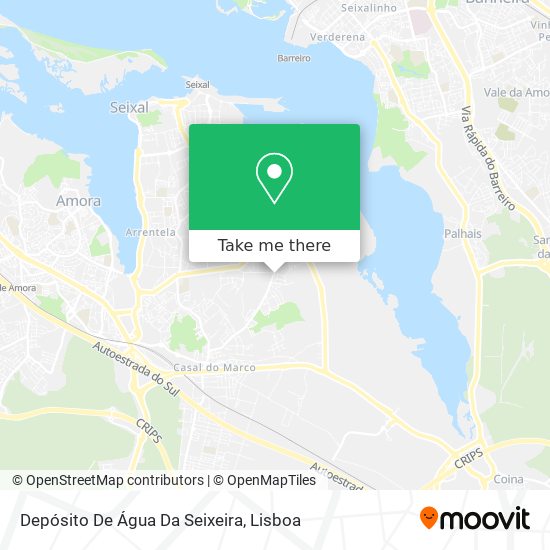 Depósito De Água Da Seixeira map