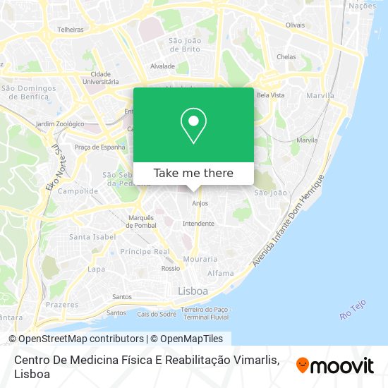 Centro De Medicina Física E Reabilitação Vimarlis map