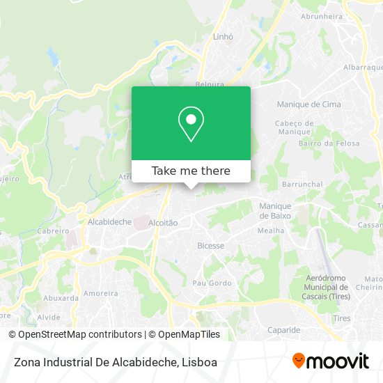 Zona Industrial De Alcabideche map