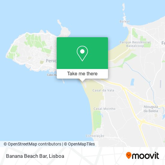 Banana Beach Bar map