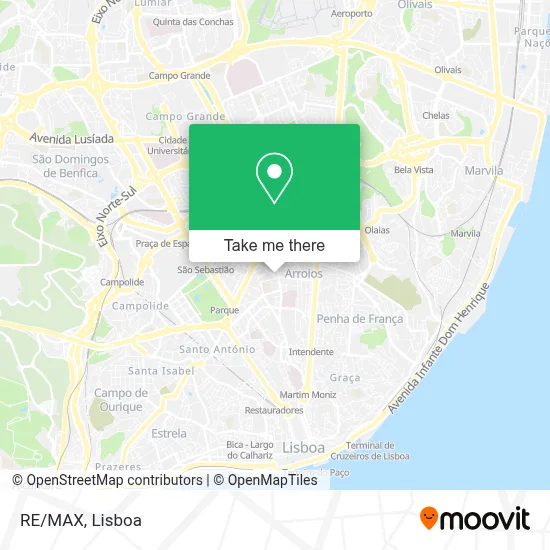 RE/MAX map