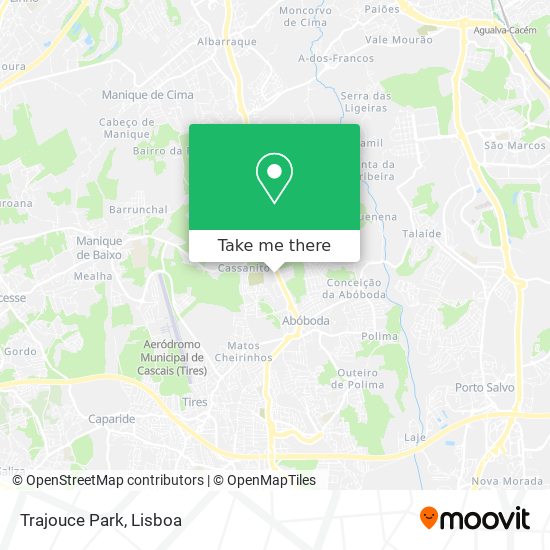 Trajouce Park mapa
