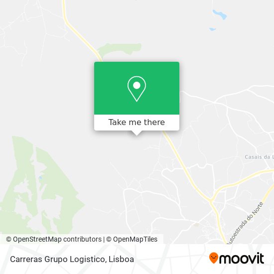 Carreras Grupo Logistico map
