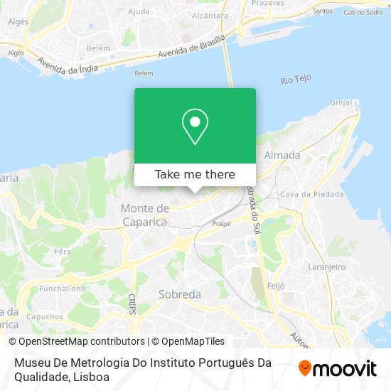 Museu De Metrologia Do Instituto Português Da Qualidade map