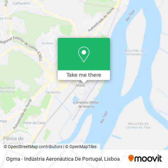 How to get to Ogma Ind stria Aeron utica De Portugal in Vila