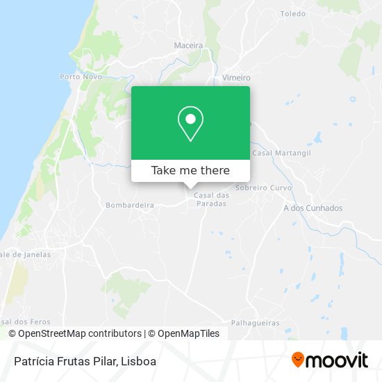 Patrícia Frutas Pilar mapa