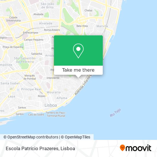 Escola Patrício Prazeres map