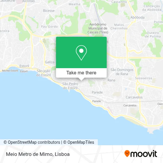 Meio Metro de Mimo map