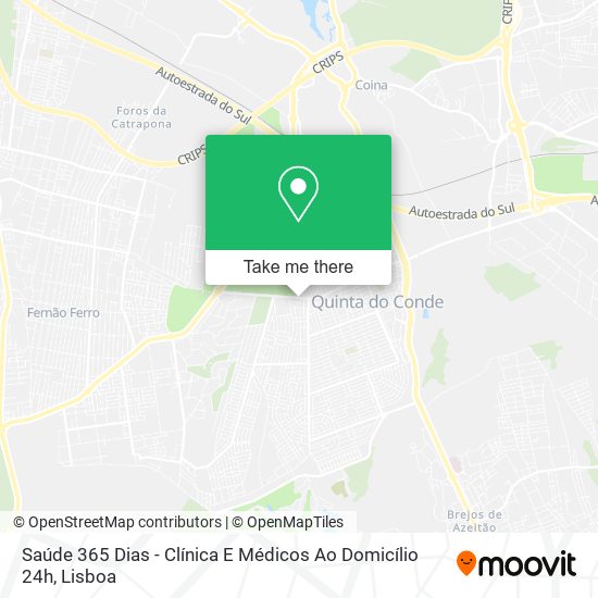 Saúde 365 Dias - Clínica E Médicos Ao Domicílio 24h map